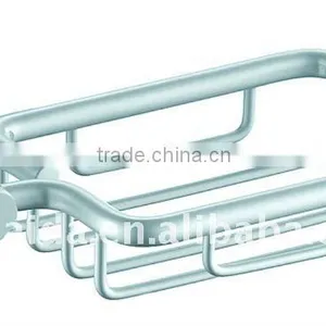 Aluminium Bathroom Accessory Soap Holder Soap Basket L0609 thumbnail-1