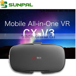 2016 Latest Virtual Reality Headset 3D VR Box/ 3d Video Glasses Player Google Player CX-V3 Supplier's Choice thumbnail-6