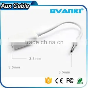 2016 Best Selling Products 3 Ring Male To 2 3.5mm Female TRRS AUX Audio Adapter Cable for Mobile Phone Express Supplier's Choice thumbnail-2