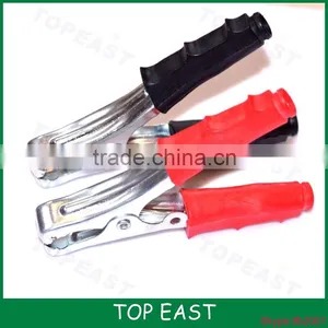 HIGH QULITY Battery Clamp With Terminal Ring RED BLACK COLOR thumbnail-2
