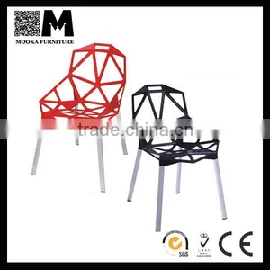 Konstantin Grcic Chair One Stacking Outdoor Metal Chair Aluminium French Cafe Chair thumbnail-1