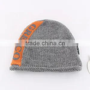 2015 Wholesale Organic Wool Baby Hats Baby Fitted Hats Soft Kids Caps Childrens Knitted Hat thumbnail-5