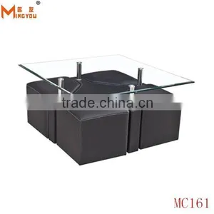 Southern Enterprises Inc Nylo Storage Cube Table Set thumbnail-1