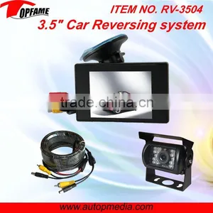 RV-3504 3.5inch Car Back up Camera System With Metal Wiredrawing Surface Processing Monitor&night Vision Camera thumbnail-1