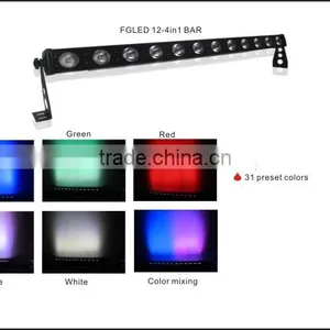 DMX Effect Led 12-4in1 RGBW BAR Stage LED Party Light Wash Bar Light thumbnail-5