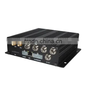 100% Factory WiFi 3G Optional Aluminum Alloy Housing 4CH SD Card Mobile DVR for Trucks thumbnail-4