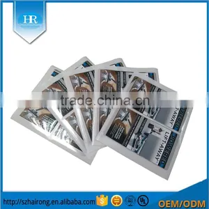 Top Saling Vacuum Cleaner Sticker Gold Foil Label With Sliver Stamping thumbnail-5