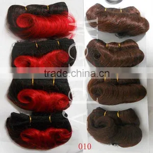 Black Elegant Afro Synthetic Hair Weave thumbnail-1