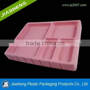 Pink Flocking Thermoformed Plastic Tray thumbnail-3