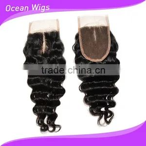 Cheap Lace Closure, Deep Wave, Ntural Color thumbnail-2