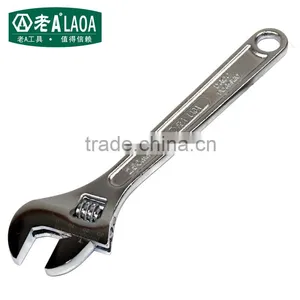 LAOA 8 Inch Industrial Grade Adjustable Spanner WrenchDrop Forged Adjustable Wrench Spanner With Scales thumbnail-4