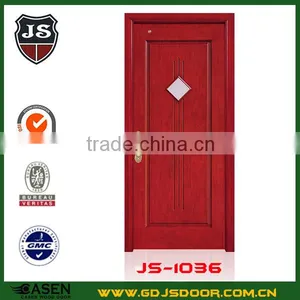 Melamine Finish Walnut Wood Interior Door thumbnail-1