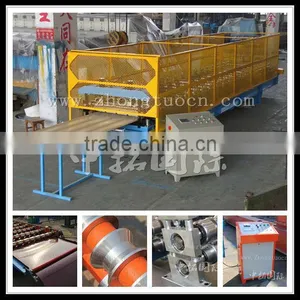 Passed CE and ISO Corrugated Steel Sheet Roll Forming Making Machine thumbnail-1