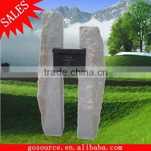 Garden Stone Carving Postbox thumbnail-1