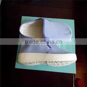 China Cheap Blue Bulk Canvas ESD Cleanroom Shoes thumbnail-2