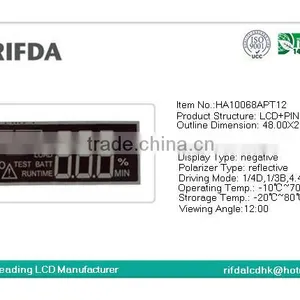 HTN Type Negative 7 Segment 3 Digit Lcd Display thumbnail-2