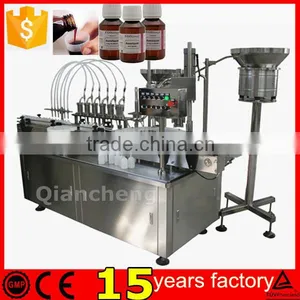 Shanghai Qiancheng PLC Controlled Automatic Liquid Filling Machine thumbnail-1