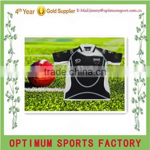 100% Polyester Sublimation Custom Rugby Jerseys thumbnail-1