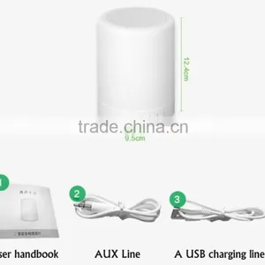 Magic Touch Sensor Lamp Mini Portable Bluetooth Wireless Speaker For Sauna Quality Choice thumbnail-6