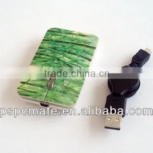 Super Slim 3D Laptop PC USB Optical Wheel Mouse thumbnail-1