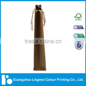 Brown Kraft Paper Bag Hot Stamping With Twisted Handle Without Printing thumbnail-5