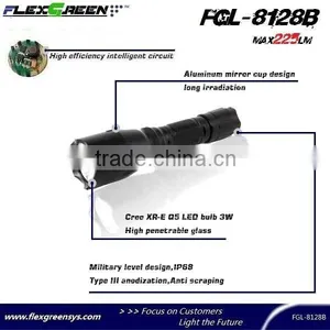 Rechargeable Military LED Cree Q5 Torch thumbnail-3