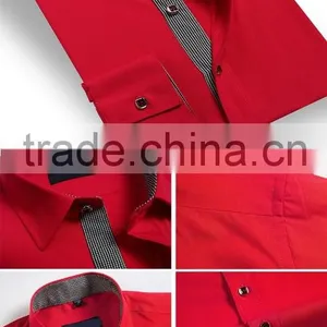 2015 Free Shipping New Mens Shirts Casual Slim Fit Stylish Mens Dress Shirts thumbnail-6