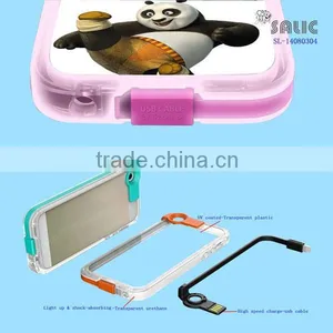 Protective Bumper Case With Lighting Charge-usb Cable for IPhone 5s thumbnail-1