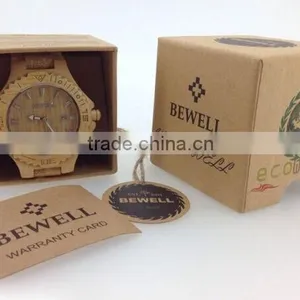 Natural Handsmade Men's Wooden Watch Bamboo Bracelet thumbnail-6
