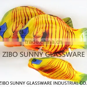 Tropical Gold Fingerling Son Glass Plate thumbnail-3