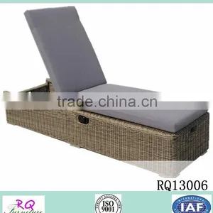 Rattan Sunbed PE Rattan Alum Frame thumbnail-1