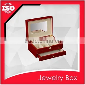 High-end Wooden Craft Packing Box With Mirror thumbnail-5