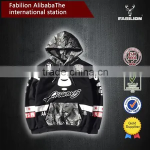 China OEM Hoodie Pullovers Whth Hood Men's Printing Sweatershirt for Hip Hop Hoodie thumbnail-3
