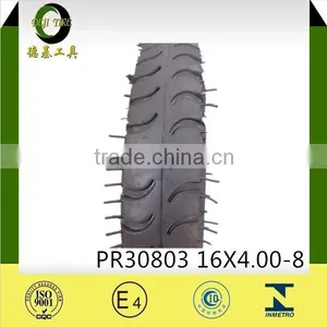 PR30803 16X4.00-8 2PR WHEELBARROW TIRE thumbnail-1