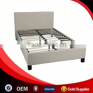 Upholstered Leather Bed Double Soft Bed thumbnail-1