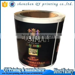 Custom UV Embossing Stamping Personalized Wine Labels Manufacturers thumbnail-3
