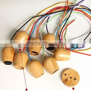 E27 & E26 Energy Saving Wood Pendant Hanging Lamp Cord thumbnail-6