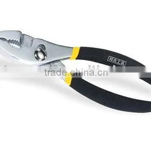 Slip Joint Pliers With Dipped Black Dual Plastic Handle thumbnail-1