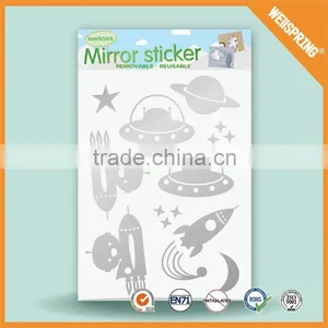 Popular Bathroom Sticker Graceful Easy to Peel Mirror Stickers thumbnail-1