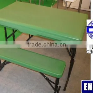 Plastic Folding Bench for 2 Perrson Used thumbnail-2