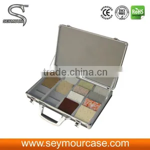 Display Sample Case Floor Tile Aluminum Fashion Display Suitcase Display Cases thumbnail-1