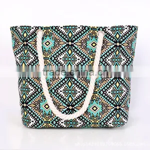 Hot Selling Cotton Canvas Tote Beach Bag Bulk thumbnail-2