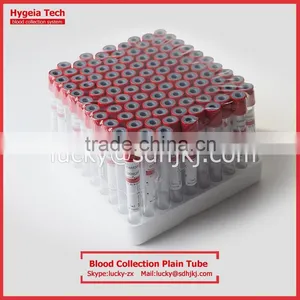 Plain Serum Blood Collection Tube Red Top CE Approved thumbnail-1