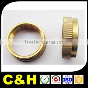 Knurling Brass Turning CNC Lathe Machine Parts thumbnail-1