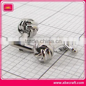 Nice Loolking Silver Silk Knot Cufflinks thumbnail-1