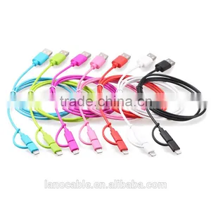 MFi Certified 8 Pin and Micro 2 in 1 Dual Style Cord thumbnail-6