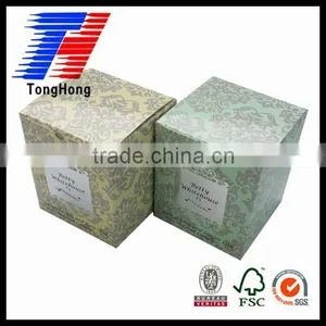 Simple Printing Glossy Lamination Packaging Box for Candle thumbnail-1