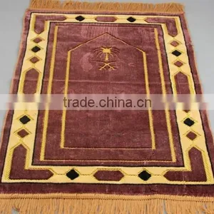 Hot Sale New Design Unique MashaAllah Travelling Islamic Muslim Prayer Mat thumbnail-3