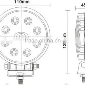 Big Sale Auto LED Work Light, IP67 LED Driving Light, LED Work Light 24w thumbnail-2