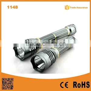 1148 2x18650 Battery 10W 500 Lumens XML T6 Led Light High Power Aluminum Torch thumbnail-1